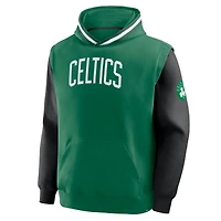 Men's Fanatics  Kelly Green/Black Boston Celtics Half Court Shot Clock Fastbreak Hoodie