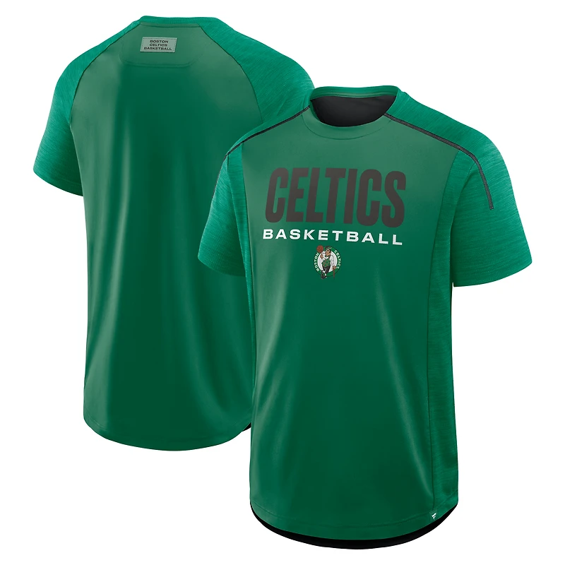 Men's Fanatics Kelly Green Boston Celtics Inbound Pass Play Practice T-Shirt