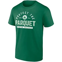 Men's Fanatics Kelly Green Boston Celtics Protect The Parquet Hometown Collection T-Shirt