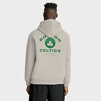 Men's Fanatics Off White Boston Celtics Crossover Collection Blocked Shot Premium Pullover Hoodie