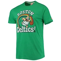 Men's Homage Kelly Green Boston Celtics NBA x Spongebob Collab Tri-Blend T-Shirt