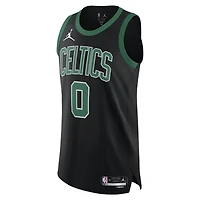 Maillot de joueur authentique Jordan Brand Jayson Tatum noir des Boston Celtics pour hommes - Édition Statement