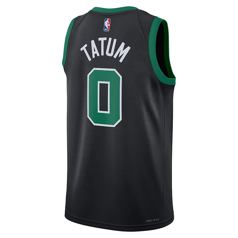 Maillot Jordan Brand Jayson Tatum pour homme Boston Celtics Swingman réplique noir - Statement Edition