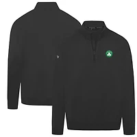 Pull Murray noir à quart de zip pour homme des Boston Celtics Levelwear