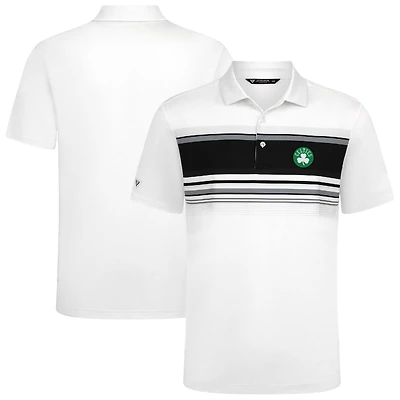Polo blanc Onward des Boston Celtics pour homme Levelwear