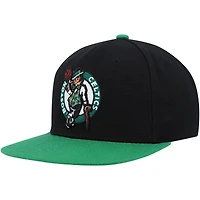 Casquette Snapback Boston Celtics Side Core 2.0 Mitchell & Ness noir/vert pour hommes