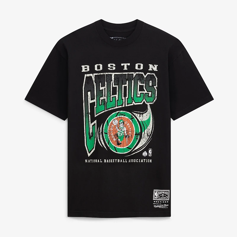 Men's Mitchell & Ness Black Boston Celtics Ball Out T-Shirt