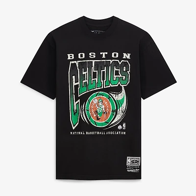 Men's Mitchell & Ness  Black Boston Celtics Ball Out T-Shirt