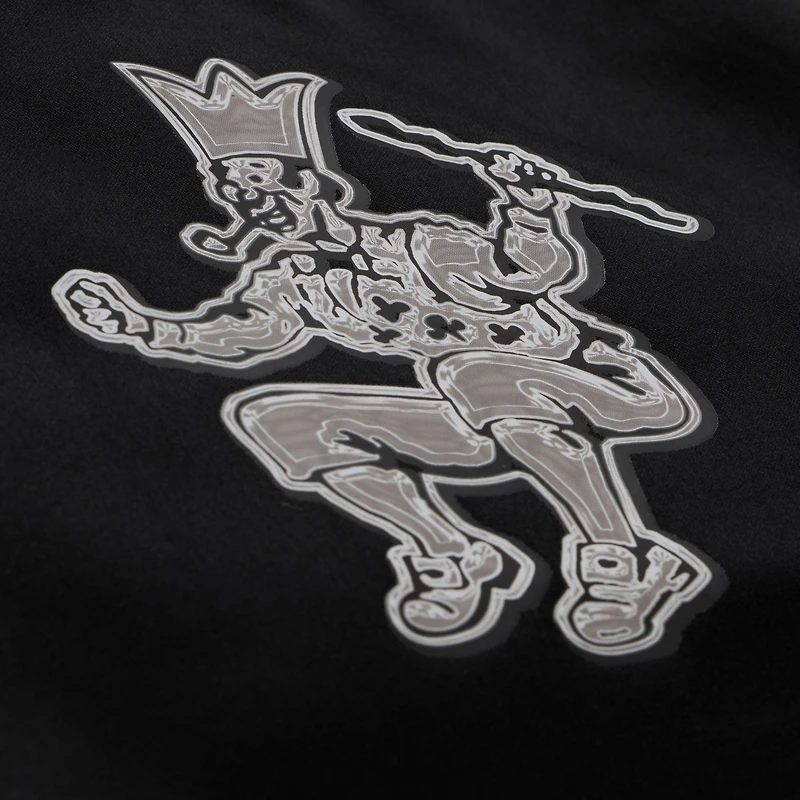 Men's Mitchell & Ness Black Boston Celtics Chrome Satin Bomber Full-Zip Jacket