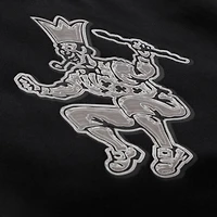 Men's Mitchell & Ness Black Boston Celtics Chrome Satin Bomber Full-Zip Jacket