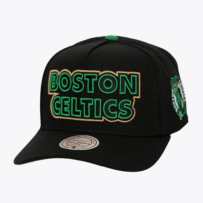 Casquette snapback Mitchell & Ness Class Act Pro noire pour homme