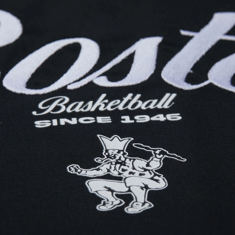 Chemise Mitchell & Ness noire pour homme, motif Boston Celtics Hardwood Classics Camp
