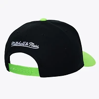 Men's Mitchell & Ness  Black Boston Celtics Hardwood Classics Legendary Away Pro-Pinch Adjustable Hat