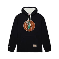 Sweat à capuche thermique léger noir Boston Celtics Hardwood Classics pour homme Mitchell & Ness