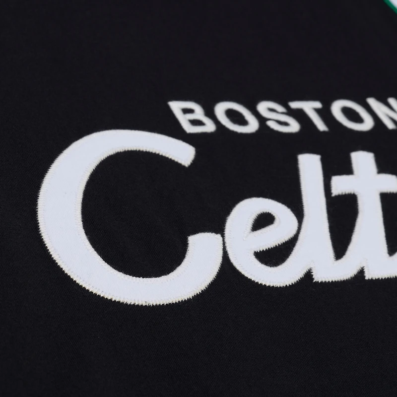 T-shirt noir Mitchell & Ness pour homme, entraîneur-chef des Boston Celtics