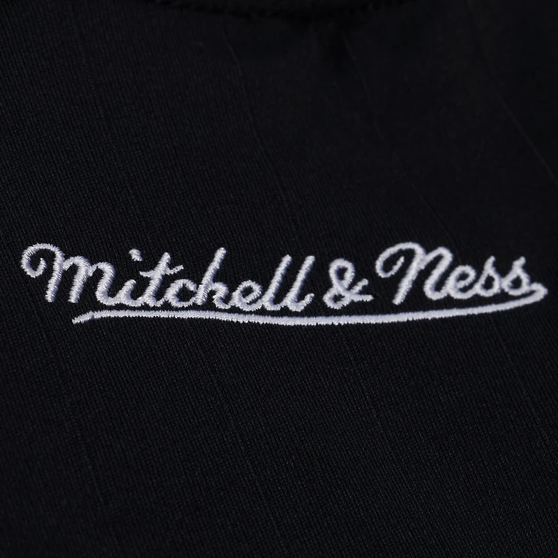 Men's Mitchell & Ness Black Boston Celtics Polo Jersey