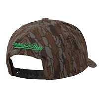 Men's Mitchell & Ness  Camo Boston Celtics Hidden Pro-Crown Adjustable Hat