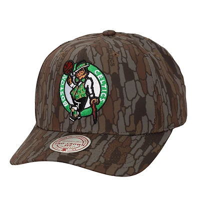 Casquette ajustable Mitchell & Ness Camo Boston Celtics Hidden Pro-Crown pour homme