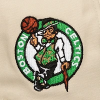 Men's Mitchell & Ness  Cream/Kelly Green Boston Celtics Cityscape Caddy Snapback Hat