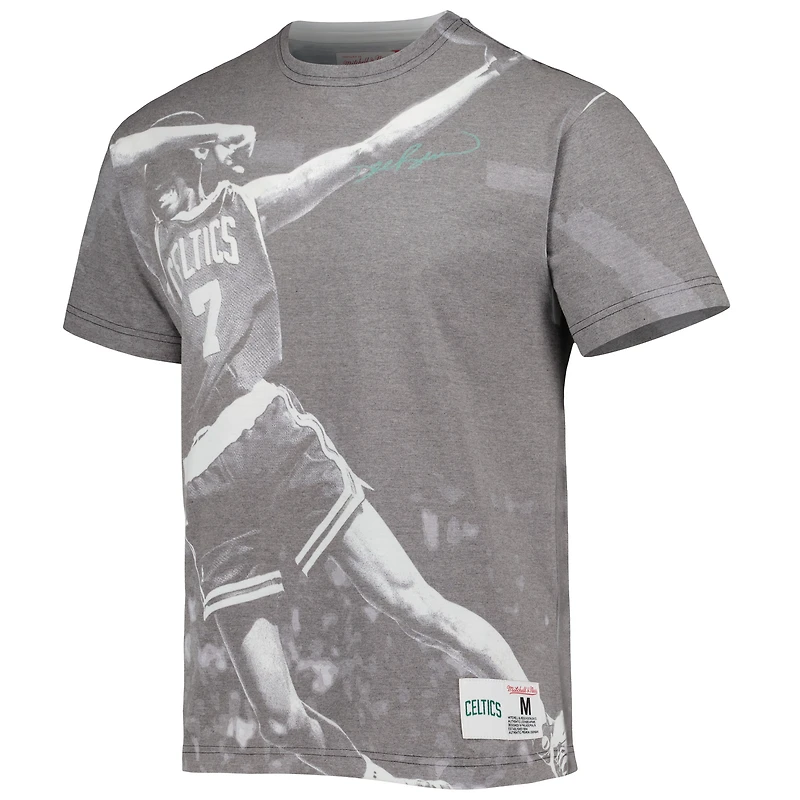T-shirt Mitchell & Ness Dee Brown Heather Grey Boston Celtics Above The Rim pour hommes