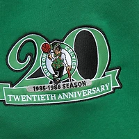 Sweat-shirt à capuche gris chiné Boston Celtics Hardwood Classics All Over 4.0 pour homme de Mitchell & Ness