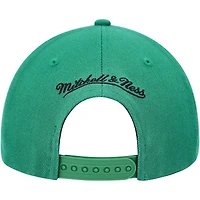 Men's Mitchell & Ness Kelly Green/Black Boston Celtics MVP Team Two-Tone 2.0 Stretch-Snapback Hat