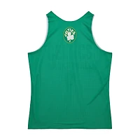 Men's Mitchell & Ness Kelly Green/White Boston Celtics Hardwood Classics Reversible Mesh Practice Jersey