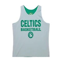 Men's Mitchell & Ness Kelly Green/White Boston Celtics Hardwood Classics Reversible Mesh Practice Jersey