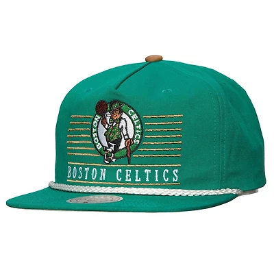 Men's Mitchell & Ness Kelly Green Boston Celtics Ascend Deadstock Snapback Hat