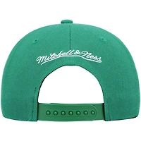 Casquette snapback Mitchell & Ness Kelly Green Boston Celtics Ground 2.0 pour homme