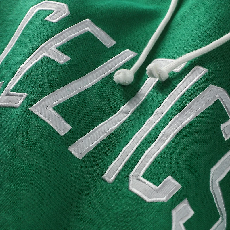 Men's Mitchell & Ness Kelly Green Boston Celtics Hardwood Classics Big Tall Hoodie