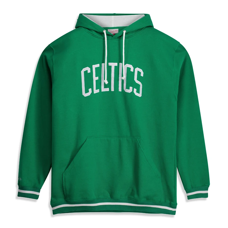 Men's Mitchell & Ness Kelly Green Boston Celtics Hardwood Classics Big Tall Hoodie