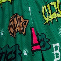 Mitchell & Ness Kelly Green Boston Celtics Hardwood Classics Slap Sticker Swingman pour homme - Short