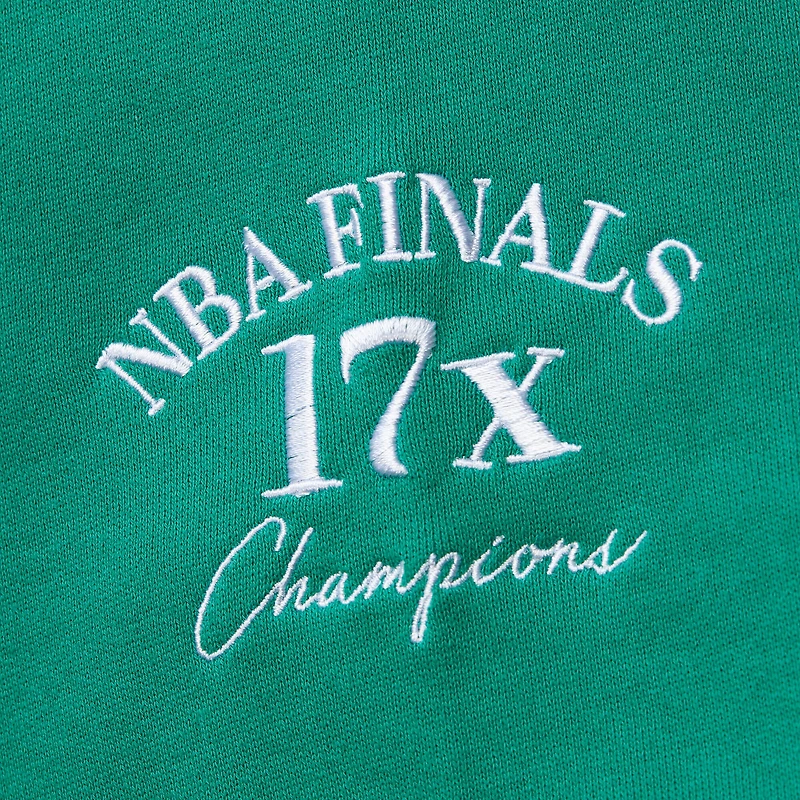 Sweat à capuche Mitchell & Ness Kelly Green Boston Celtics Hardwood Classics Team OG 3.0 pour homme