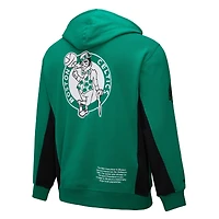 Sweat à capuche en polaire Mitchell & Ness Kelly Green Boston Celtics Hardwood Classics Team Origins pour homme
