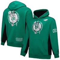 Sweat à capuche en polaire Mitchell & Ness Kelly Green Boston Celtics Hardwood Classics Team Origins pour homme