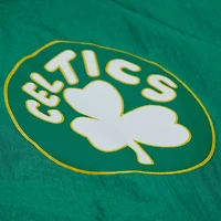 Veste coupe-vent à capuche entièrement zippée Mitchell & Ness Kelly Green Boston Celtics pour homme