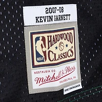 Maillot Swingman divisé Mitchell & Ness Kevin Garnett pour hommes, noir/vert Kelly, Boston Celtics Hardwood Classics 2007/08