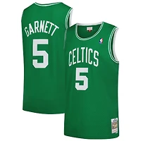 Maillot Swingman Mitchell & Ness Kevin Garnett vert Kelly Boston Celtics 2007/08 Hardwood Classics pour homme