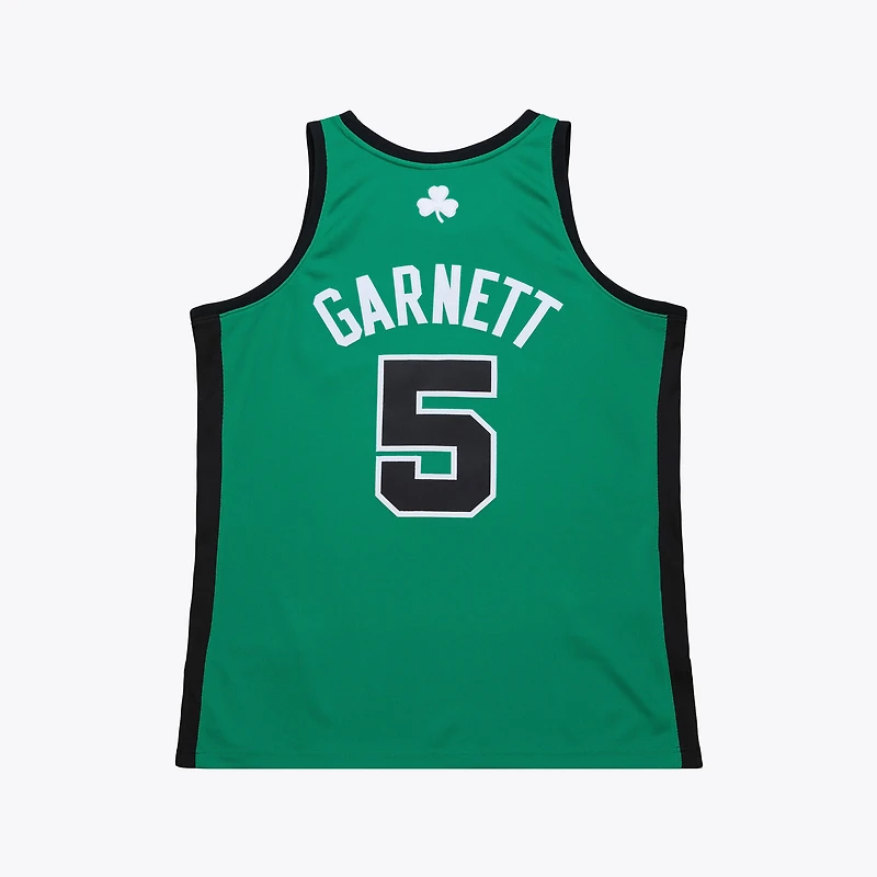 Men's Mitchell & Ness Kevin Garnett Kelly Green Boston Celtics 2007-08 Hardwood Classics Authentic Jersey