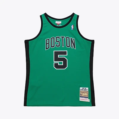 Men's Mitchell & Ness Kevin Garnett Kelly Green Boston Celtics 2007-08 Hardwood Classics Authentic Jersey