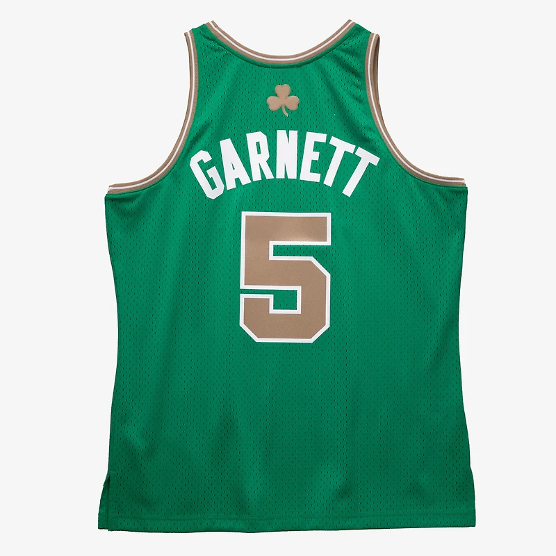 Maillot Swingman Mitchell & Ness Kevin Garnett vert Kelly Boston Celtics 2007-08 Hardwood Classics pour homme