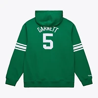 Men's Mitchell & Ness Kevin Garnett Kelly Green Boston Celtics Name Number Hoodie