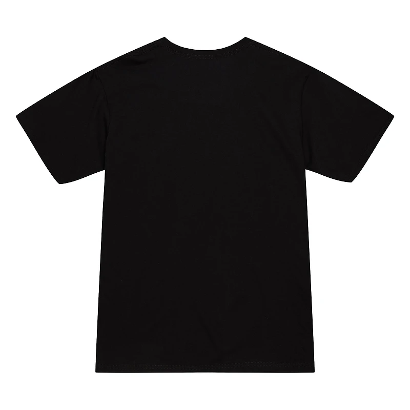 T-shirt pour homme Mitchell & Ness Larry Bird noir Boston Celtics Hardwood Classics Caricature