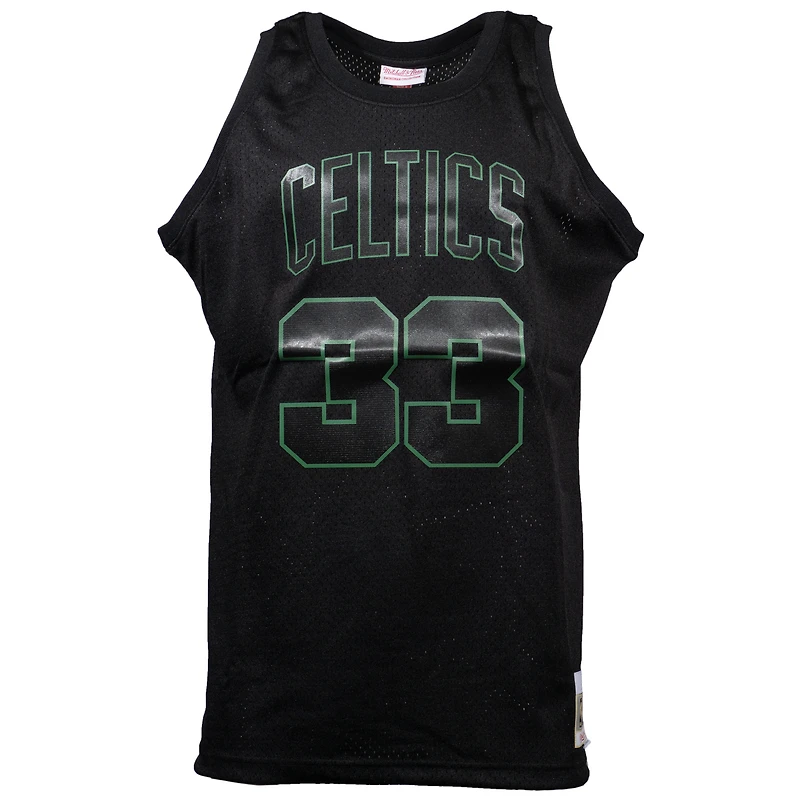 Mitchell & Ness Larry Bird Noir Boston Celtics Hardwood Classics Maillot Swingman Dynamique Homme
