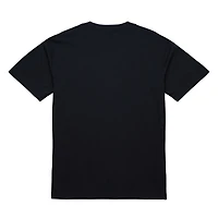 Men's Mitchell & Ness Larry Bird Black Boston Celtics Hardwood Classics Player Arch T-Shirt