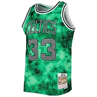 Maillot Mitchell & Ness Larry Bird Kelly Green Boston Celtics 1985/86 Galaxy Swingman pour hommes