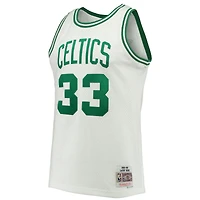 Men's Mitchell & Ness Larry Bird White Boston Celtics Hardwood Classics 1985/86 Swingman Jersey
