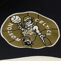 Men's Mitchell & Ness Olive Boston Celtics Double Clutch Head Coach Hoodie