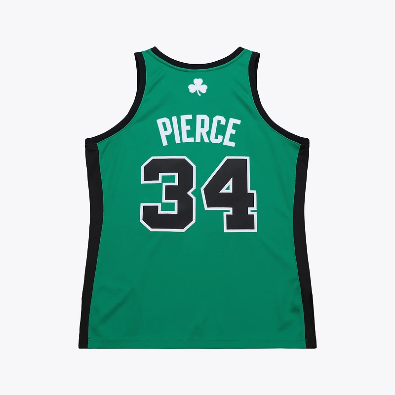 Men's Mitchell & Ness Paul Pierce Kelly Green Boston Celtics 2007-08 Hardwood Classics Authentic Jersey